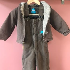 Berne Youth 2T insulated winter jacket & overalls